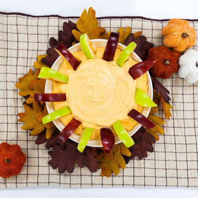 Pumpkin pie dip with sliced apples – bariatric recipe by Celebrate Vitamins