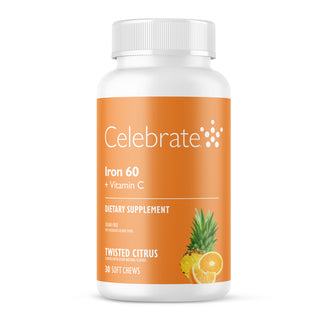 Σίδηρος 60 mg + Βιταμίνη C, Μαλακά μασήματα, Twisted Citrus