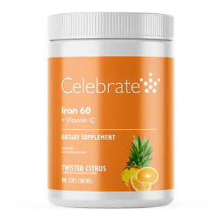 Σίδηρος 60 mg + Βιταμίνη C, Μαλακά μασήματα, Twisted Citrus