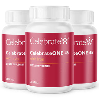 CelebrateONE 45 Günde Bir Kez Bariatrik Multivitamin ile Demir, Kapsüller