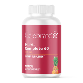 Multi-Complete 60 Bariatrik Multivitamin ile Demir, Çiğnenebilir, Tropical