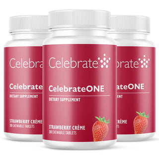 CelebrateONE Once Daily Bariatric Multivitamin içermeyen Demir, Çiğnenebilir