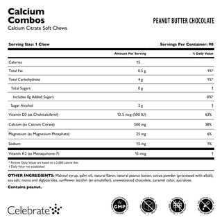 Calcium Citrate Combos, Soft Chew