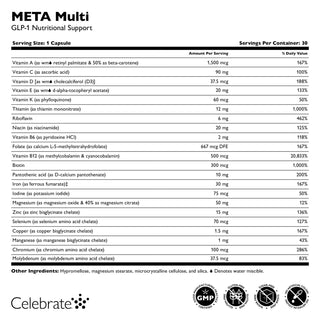 META Multi GLP-1 Διατροφική Υποστήριξη 