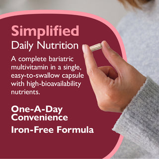 CelebrateONE Once Daily Bariatric Multivitamin χωρίς σίδηρο, κάψουλες