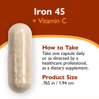 Σίδηρος 45 mg + Βιταμίνη C, Κάψουλες