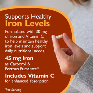 Σίδηρος 45 mg + Βιταμίνη C, Κάψουλες