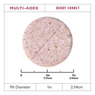 Multi-ADEK Vitamin without Iron, Chewable, Berry Sorbet