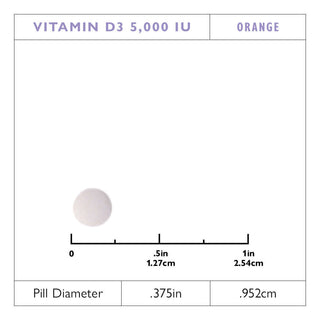 Βιταμίνη D3 125mcg (5.000 IU), Quick-Melt, Orange